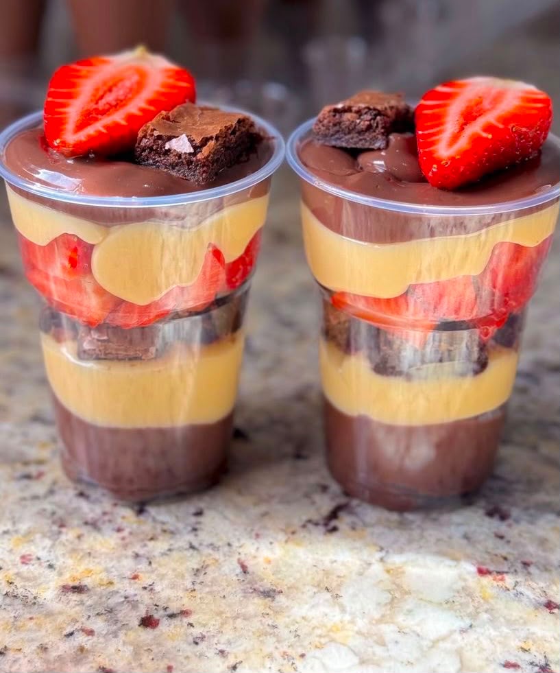 Copo da Felicidade Supremo Brownie premium