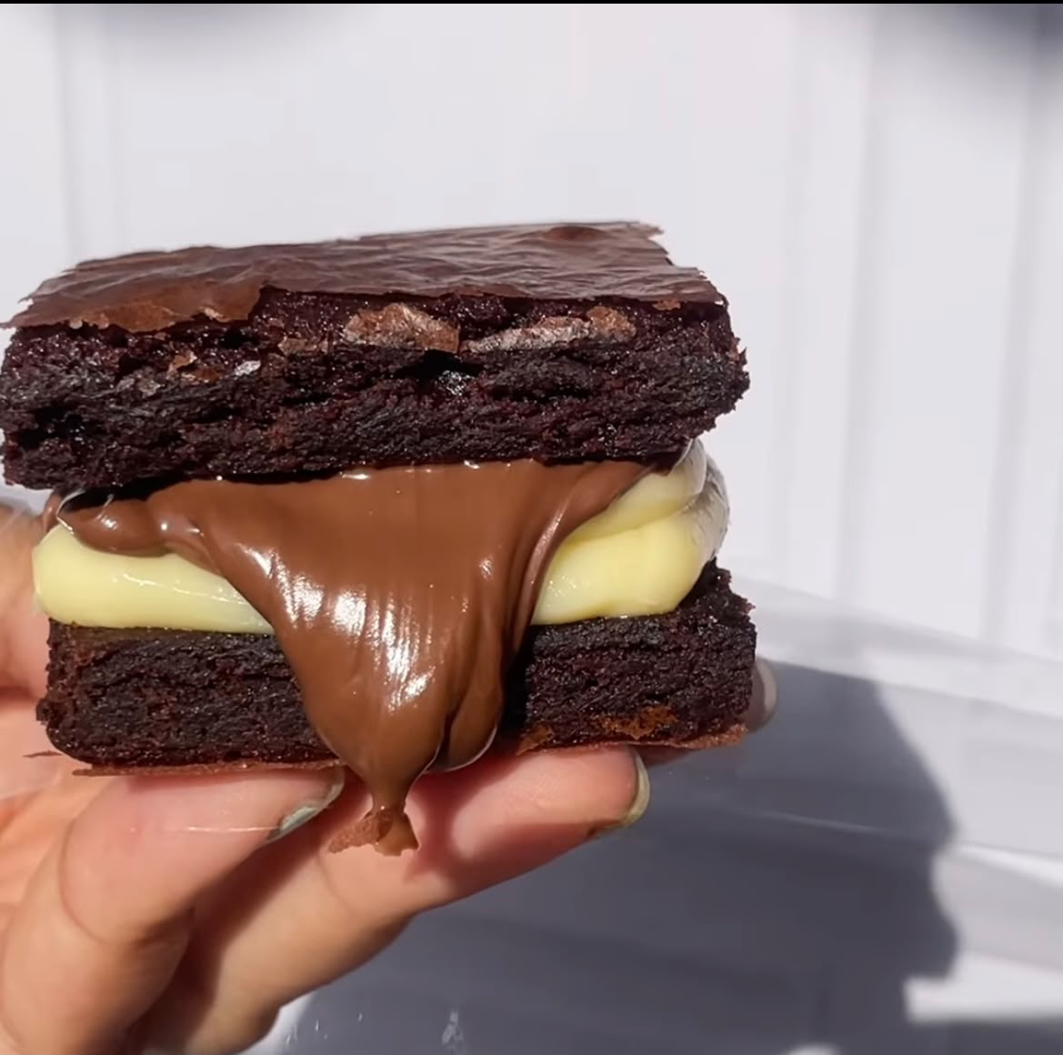 Sanduíche de Brownie
